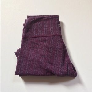 Lululemon wunder under cropped size 4